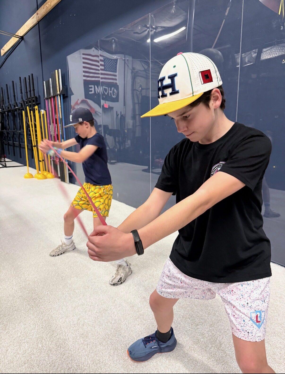 Athlete training strength and speed at TideHaus Fitness